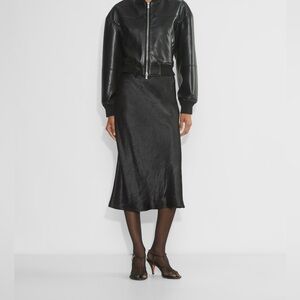 Aritzia Babaton Slip Satin Midi Skirt